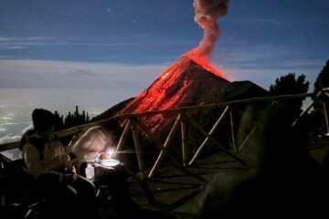 Volcan Acatenango y Fuego
